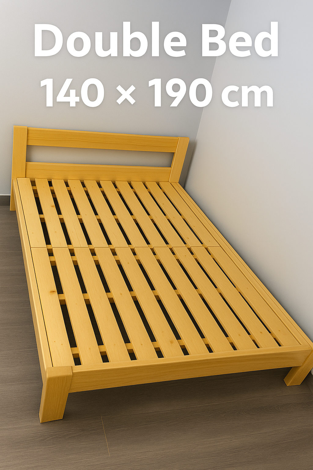 Lit 2 Place en Bois massif